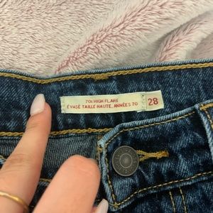 Levi’s bell bottom jeans for women